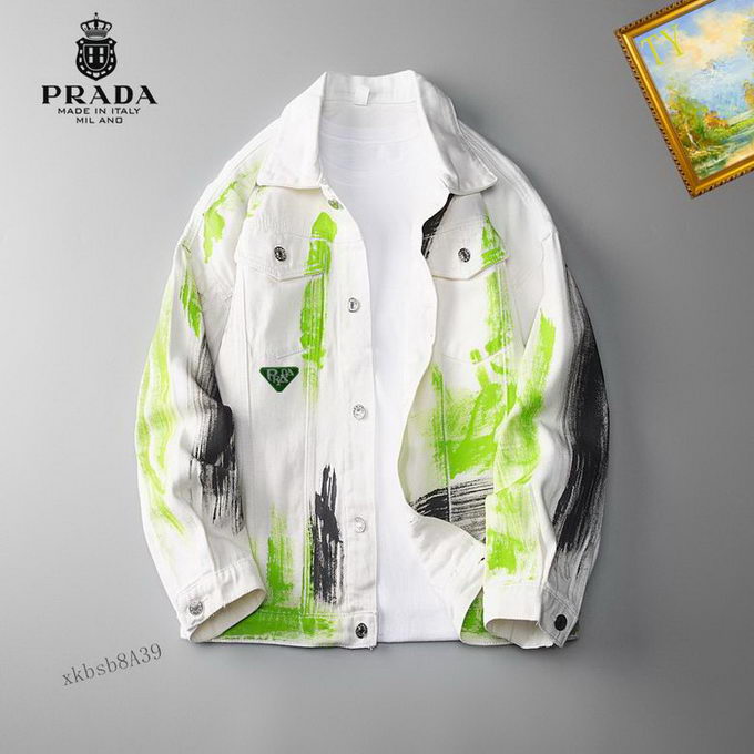 Prada Denim Jacket Mens ID:20250925-59